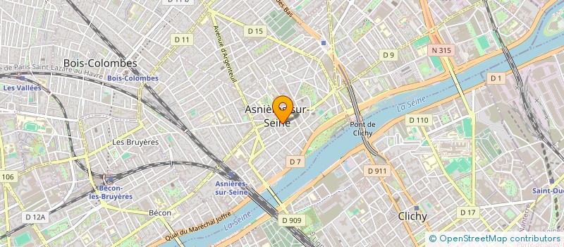 localisation de l'entreprise SELARL  DU DR FRANCOIS-GILLES MILLET  ASNIERES-SUR-SEINE