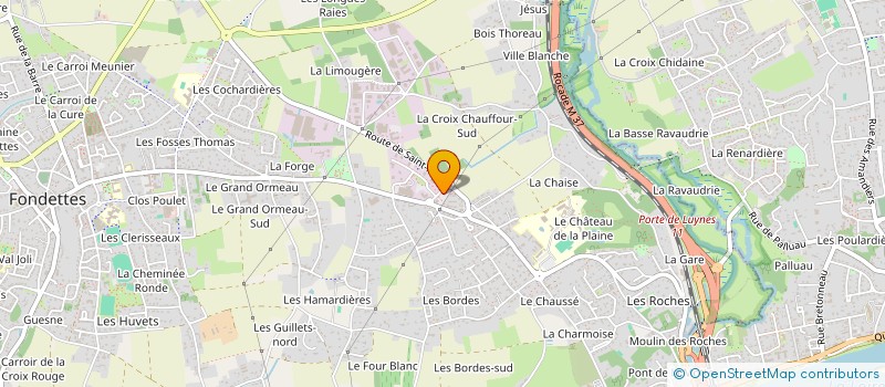 localisation de l'entreprise SELARL DU DR GASPARD ASPE  FONDETTES