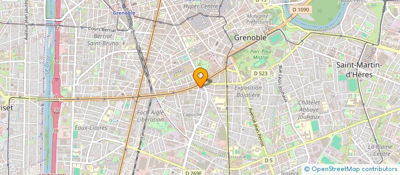 localisation de l'entreprise SELARL DU DR GAUTHIER  GRENOBLE