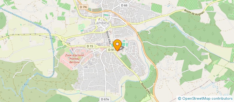 localisation de l'entreprise SELARL DU DR GEOFFREY SCOFFONI  LAMBESC