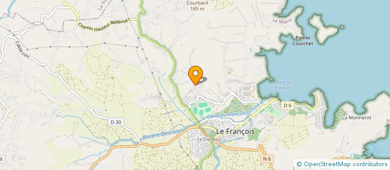 localisation de l'entreprise SELARL DU DR GRONDIN  LE MARIN