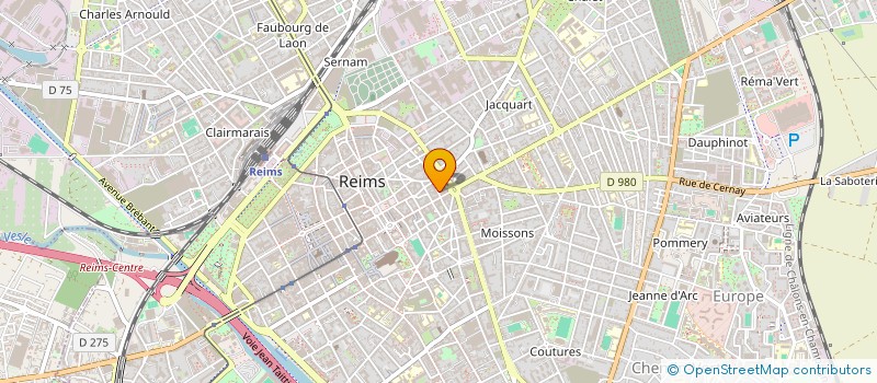 localisation de l'entreprise SELARL DU DR GUEDRA  REIMS