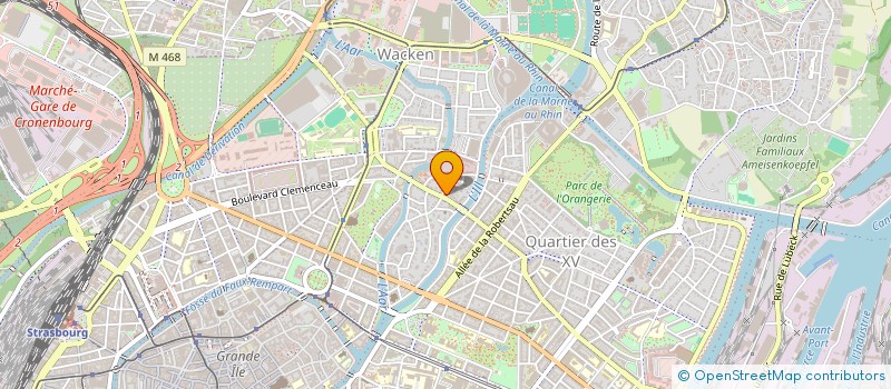 localisation de l'entreprise SELARL DU DR HAMDAOUI à STRASBOURG
