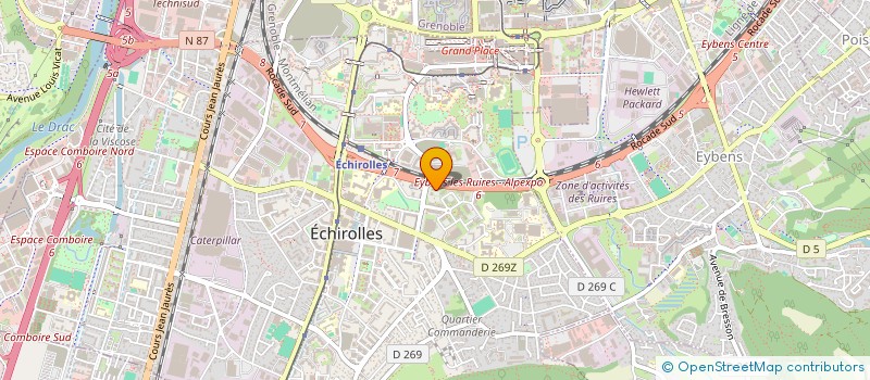 localisation de l'entreprise SELARL DU DR ISALINE BAZIN à ECHIROLLES