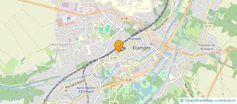 localisation de l'entreprise SELARL DU DR J.LEPINAY à ETAMPES