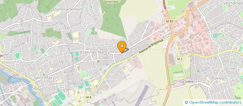 localisation de l'entreprise SELARL DU DR JEAN CHARLES POTTIE  ESSEY-LES-NANCY