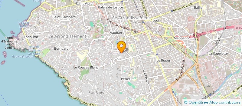 localisation de l'entreprise SELARL DU DR JEREMY MILLET à MARSEILLE
