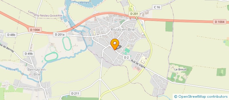 localisation de l'entreprise SELARL DU DR JONATHAN DEMAY  ROZAY-EN-BRIE