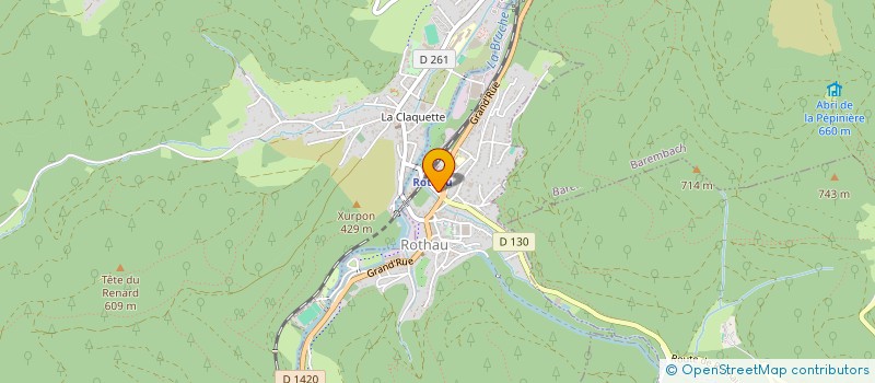 localisation de l'entreprise SELARL DU DR KURZ-HECKLY OLIVIER  ROTHAU