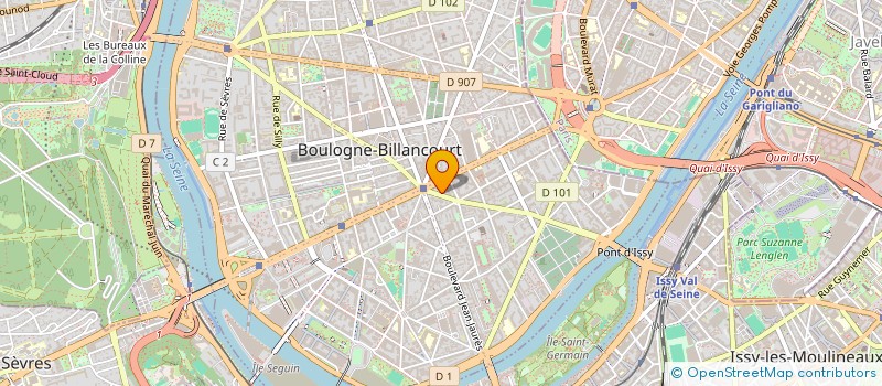 localisation de l'entreprise SELARL DU DR LE GUELLEC CEDRIC à BOULOGNE-BILLANCOURT