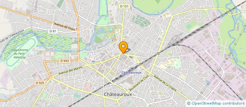 localisation de l'entreprise SELARL DU DR MALOULI MAURICE à CHATEAUROUX