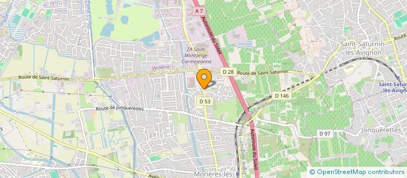 localisation de l'entreprise SELARL DU DR MANUEL STEPHANIE  MORIERES-LES-AVIGNON