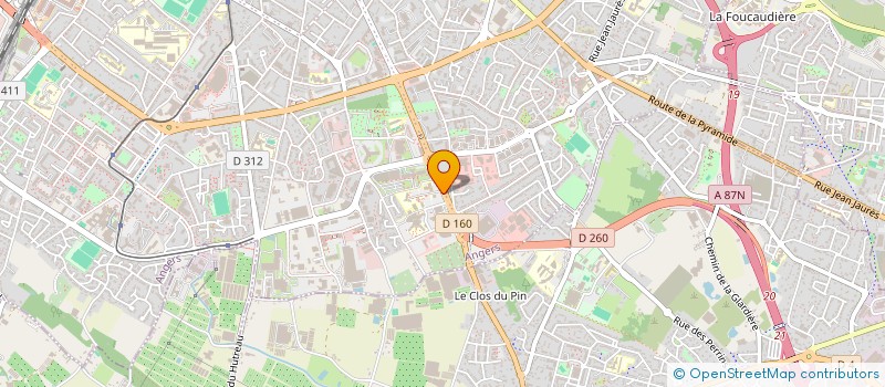 localisation de l'entreprise SELARL DU DR MARIE-VICTORIA CAMUT à ANGERS