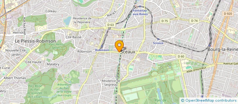 localisation de l'entreprise SELARL DU DR MASSA à SCEAUX