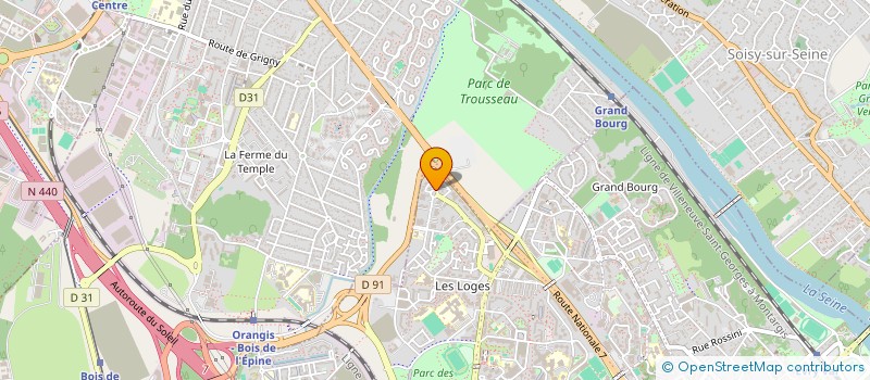 localisation de l'entreprise SELARL DU DR MOKHTARI FAYCAL  EVRY-COURCOURONNES