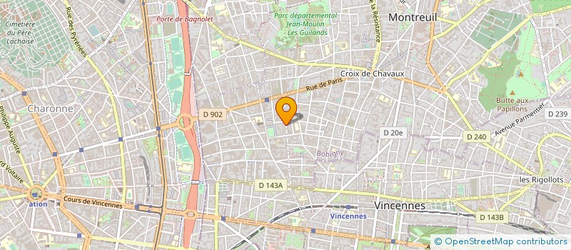 localisation de l'entreprise SELARL DU DR NATHALIE MREJEN à MONTREUIL