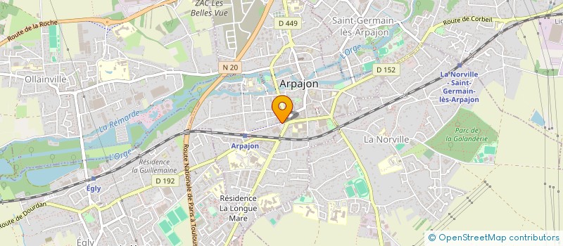 localisation de l'entreprise SELARL DU DR NATHAN MAHOUN à ARPAJON