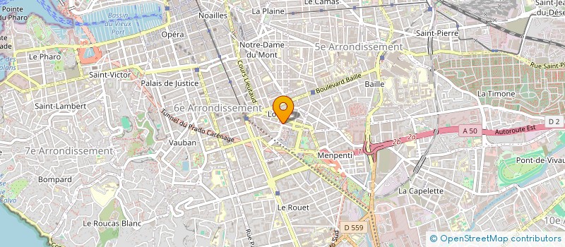 localisation de l'entreprise SELARL DU DR OLIVIA MOUREMBLE à MARSEILLE