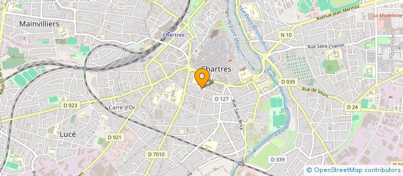 localisation de l'entreprise SELARL DU DR RAFAITIN CATHERINE à CHARTRES