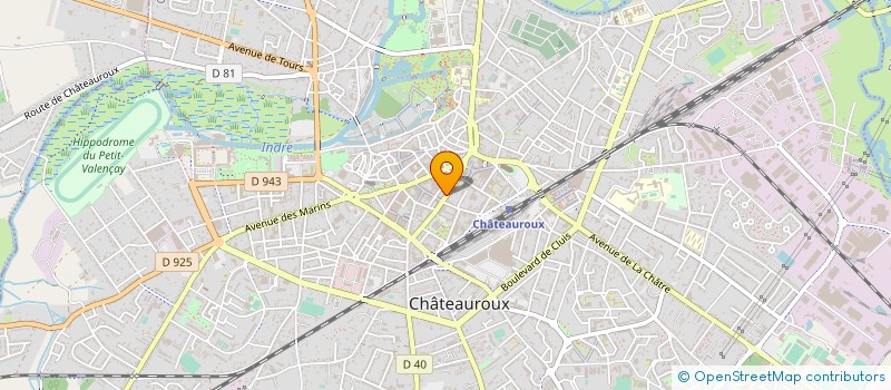 localisation de l'entreprise SELARL DU DR RAYNAUD SYLVIE à CHATEAUROUX