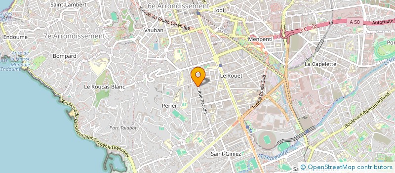 localisation de l'entreprise SELARL DU DR ROSSI FRANCESCO à MARSEILLE