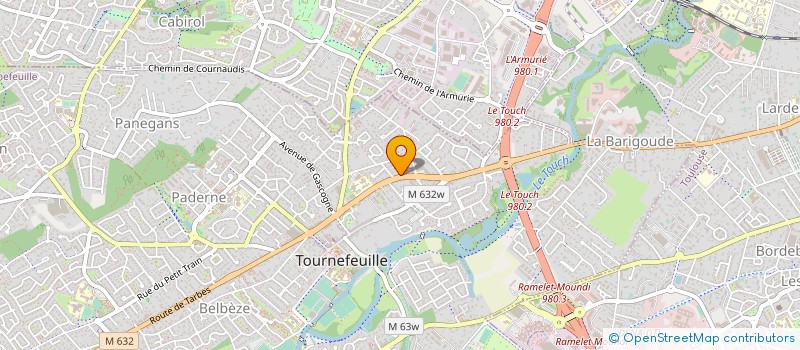 localisation de l'entreprise SELARL DU DR ROUSSEAU HELENE  TOURNEFEUILLE