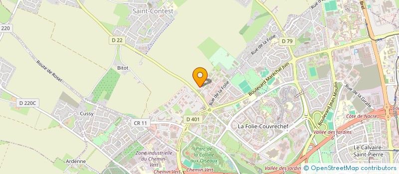 localisation de l'entreprise SELARL DU DR SAFIATOU MATE  SAINT-CONTEST