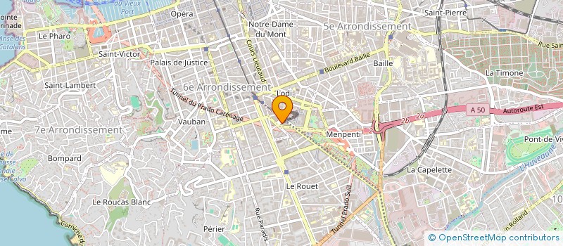 localisation de l'entreprise SELARL DU DR SLIM NADIA à MARSEILLE 6