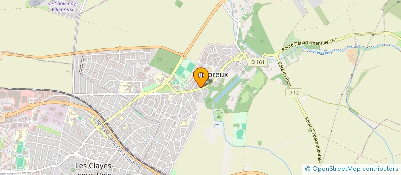 localisation de l'entreprise SELARL DU DR. SORAYA GRITLI à VILLEPREUX