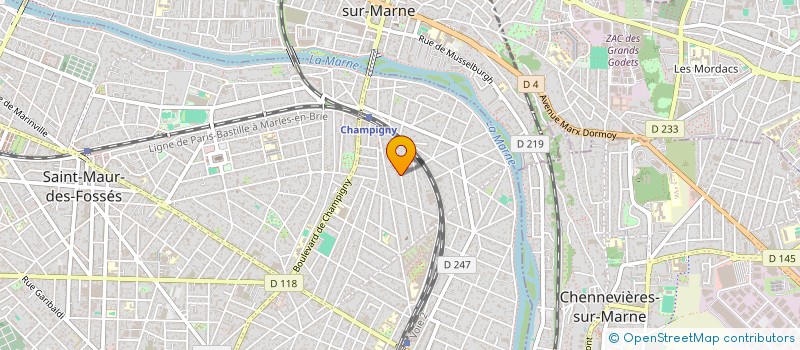 localisation de l'entreprise SELARL DU DR STEPHANE SALENGRO à SAINT-MAUR-DES-FOSSES