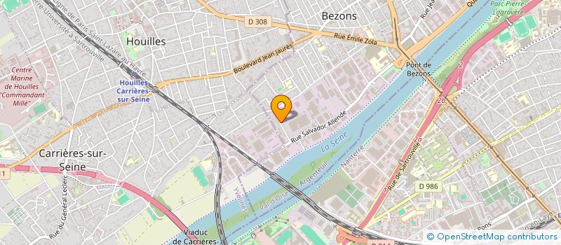 localisation de l'entreprise SELARL DU DR TANCHON  BEZONS