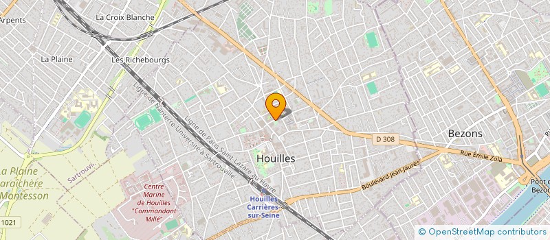 localisation de l'entreprise SELARL DU DR TEIXEIRA NELSON à HOUILLES