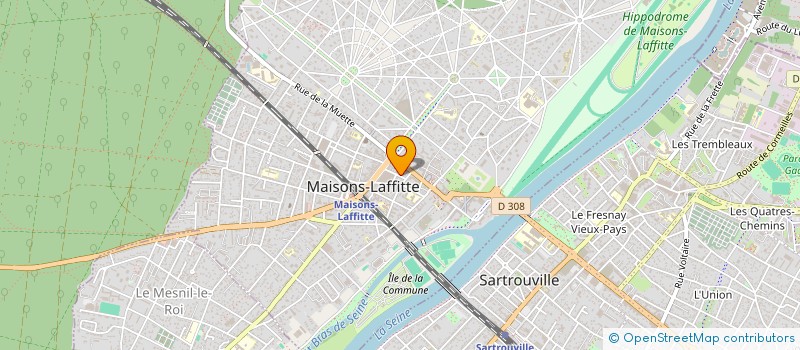 localisation de l'entreprise SELARL DU DR THIERRY SFEDJ ET ASSOCIES  MAISONS-LAFFITTE