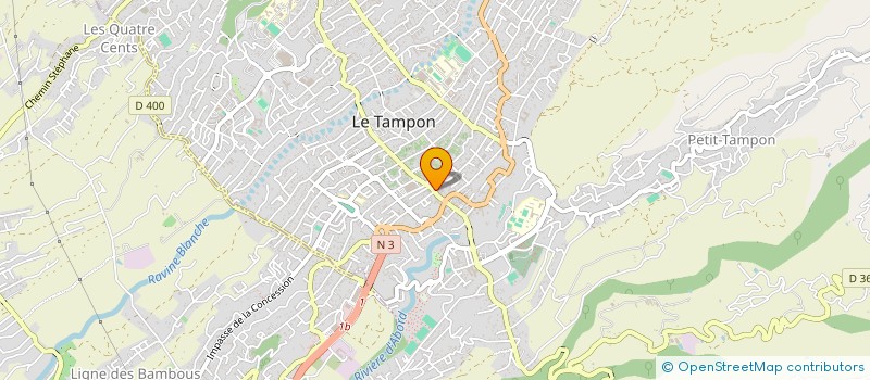 localisation de l'entreprise SELARL DU DR VREL  LE TAMPON