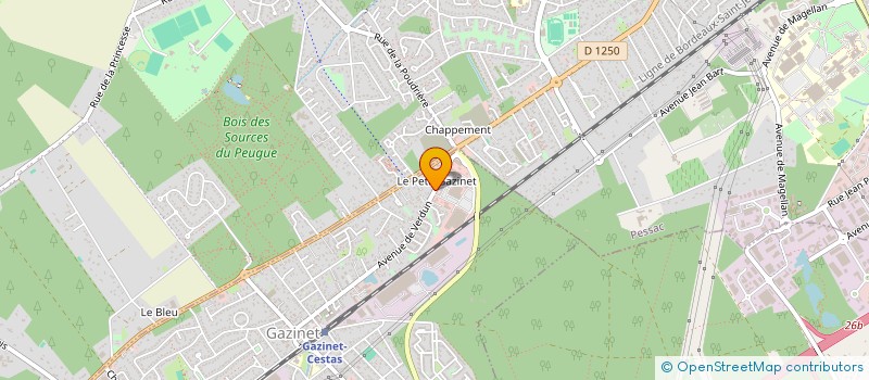 localisation de l'entreprise SELARL DU GAZINET à CESTAS