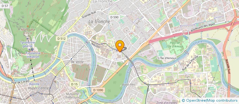 localisation de l'entreprise SELARL DU PETIT OBIOU à LA TRONCHE