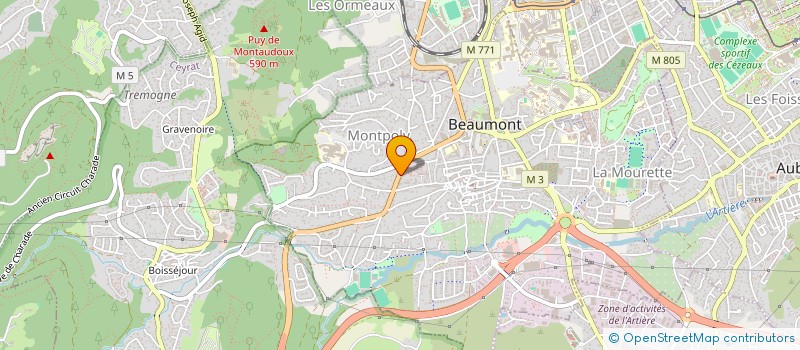localisation de l'entreprise SELARL DUBOIS à BEAUMONT