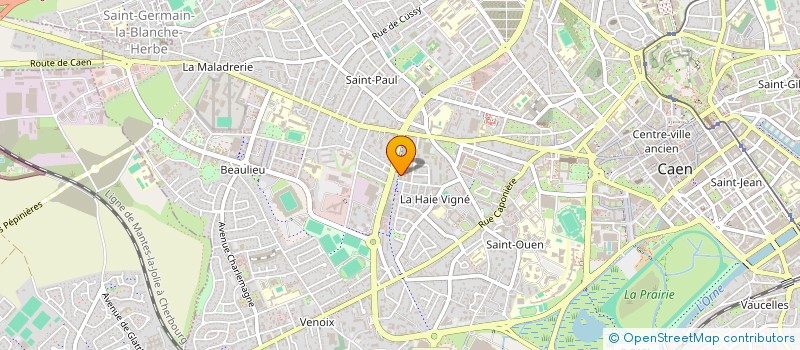 localisation de l'entreprise SELARL DUMORTIER à CAEN