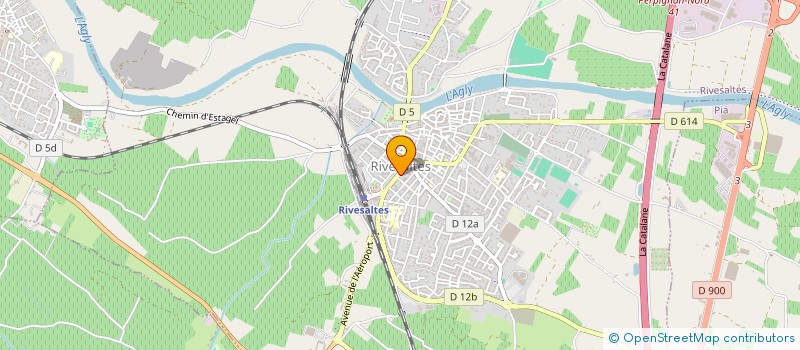 localisation de l'entreprise SELARL DUPIN EMMANUEL  RIVESALTES