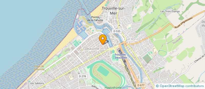 localisation de l'entreprise SELARL DUPRE RENIER ET ASSOCIES  DEAUVILLE