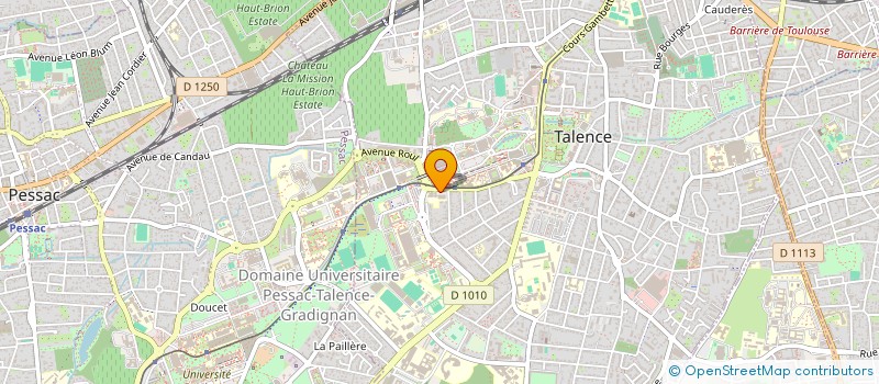 localisation de l'entreprise SELARL E.GUILLOT  TALENCE