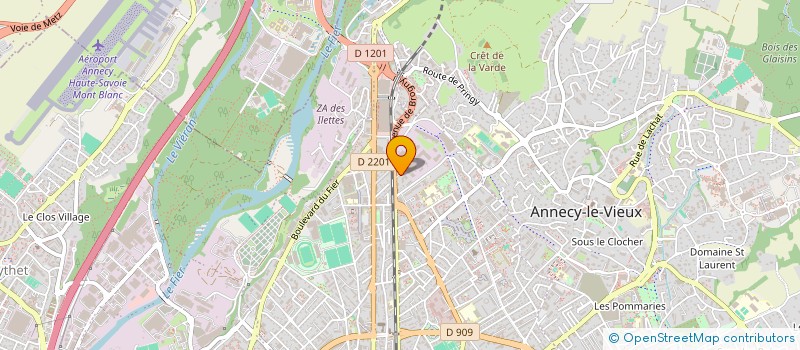 localisation de l'entreprise SELARL ELISA DEGACHE  ANNECY