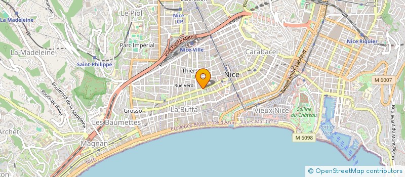 localisation de l'entreprise SELARL ELISA HOVORKA  NICE