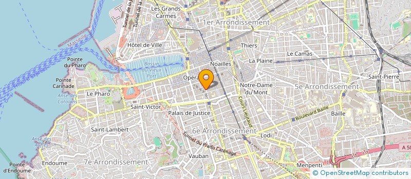 localisation de l'entreprise SELARL ELIYAHU BERDUGO AVOCATS  MARSEILLE