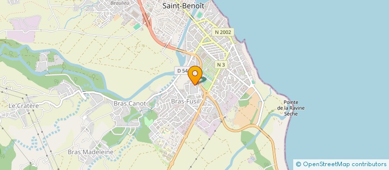 localisation de l'entreprise SELARL ELODIE PARIEL  SAINT-BENOIT