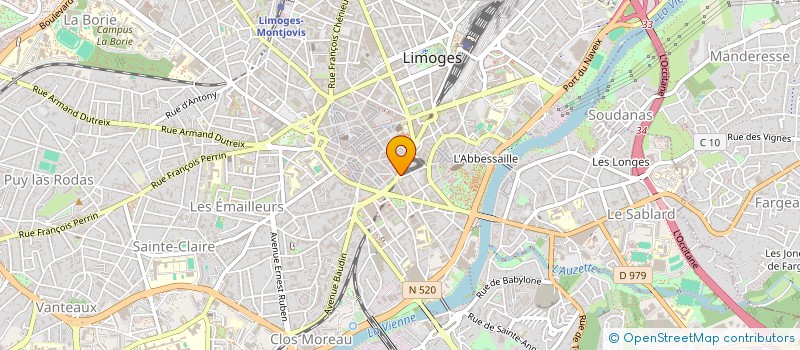 localisation de l'entreprise SELARL EMMANUEL JOUBERT à LIMOGES
