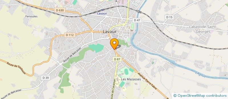 localisation de l'entreprise SELARL ESCLAPIOS  LAVAUR