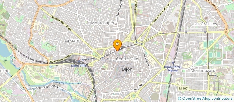 localisation de l'entreprise SELARL ESTEVE GOULLERET NICOLLE & ASSOCIES  DIJON