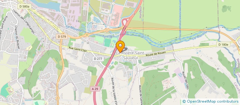 localisation de l'entreprise SELARL ETIENNE GAILLARD  LA RIVIERE-SAINT-SAUVEUR