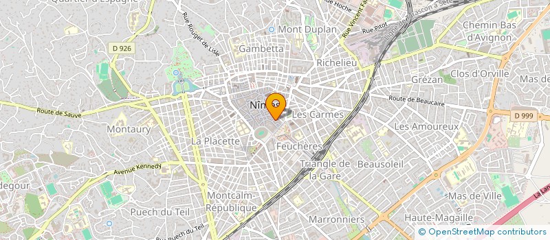 localisation de l'entreprise SELARL EVE SOULIER - JEROME PRIVAT - THOMAS AUTRIC  NIMES